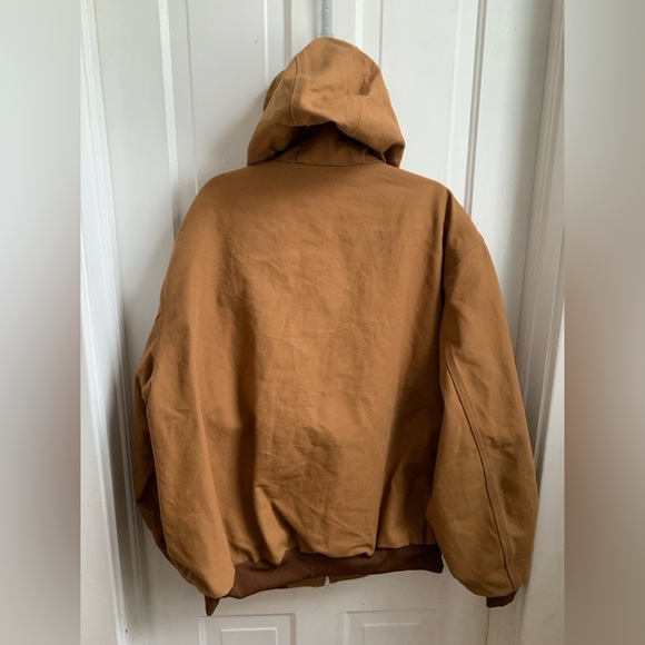 Carhartt J131 Tan Hooded Coat 2XL - Picture 2 of 7